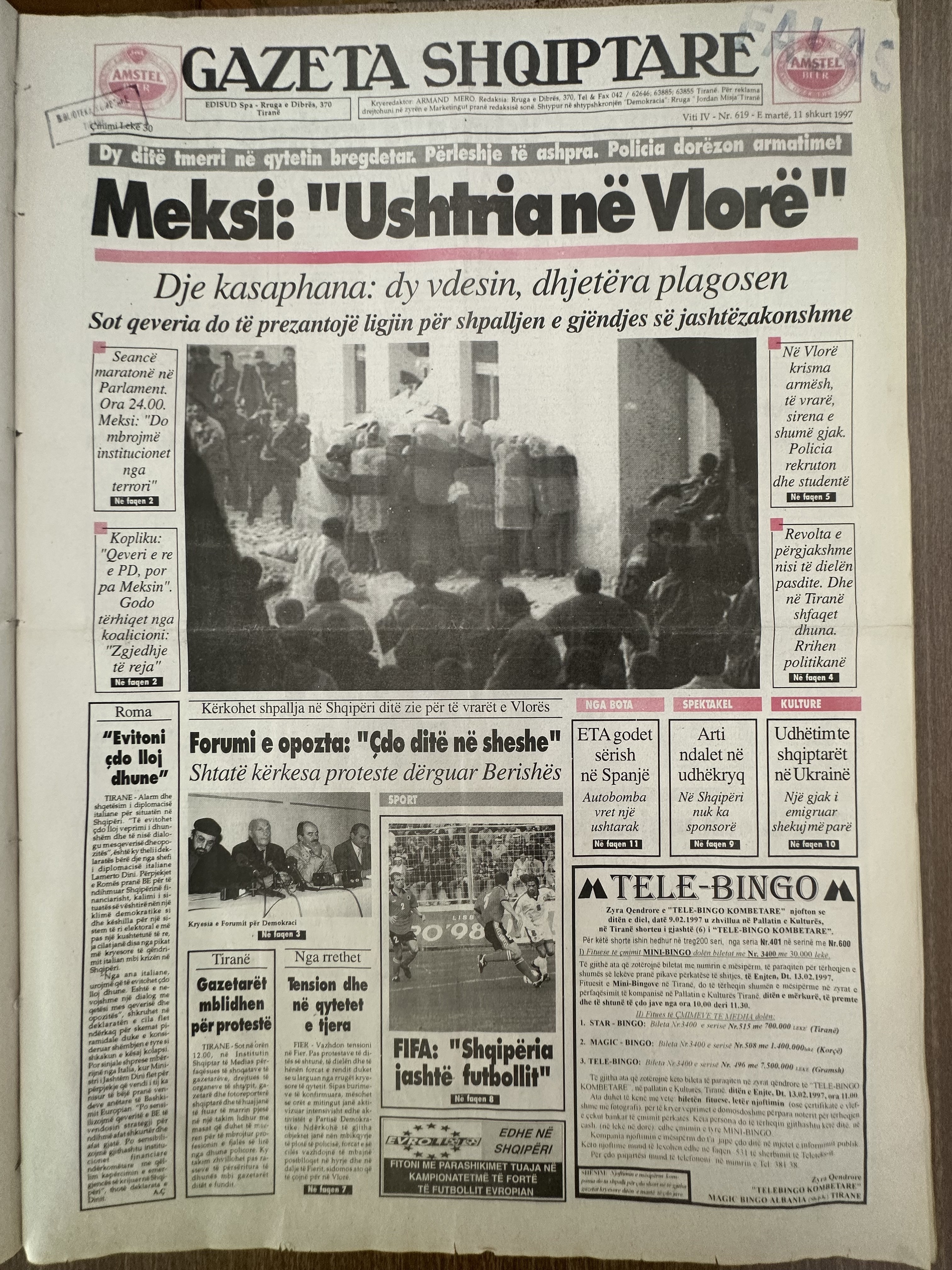 Gazeta Shqiptare 1997-02-11